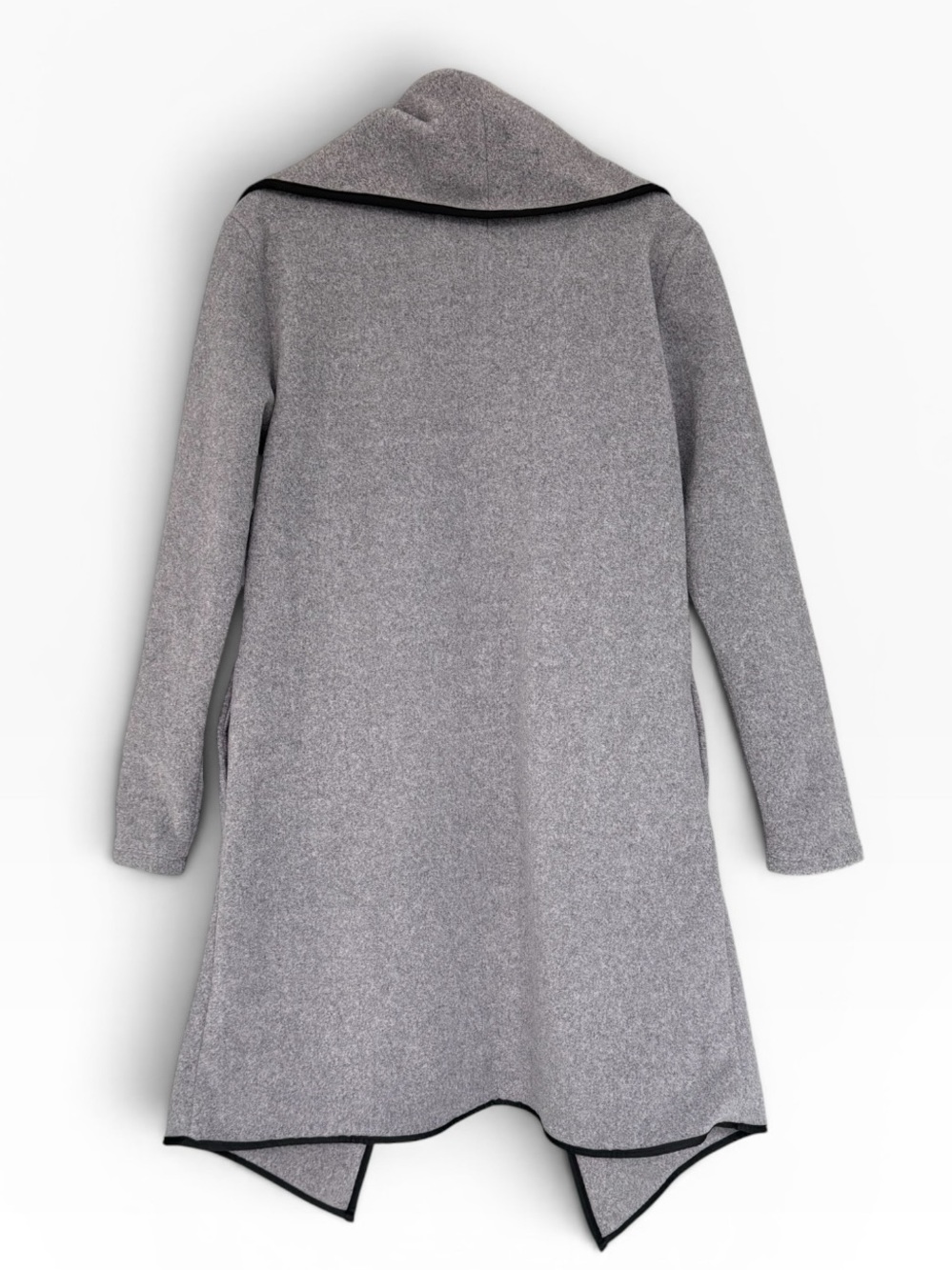 0630 Dudley Stephens Mayfield Jacket Charcoal Grey Vello Fleece Small NWT - Picture 3 of 7